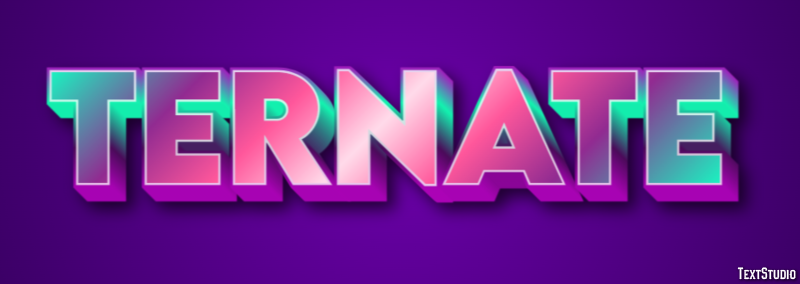 Ternate Text Effect