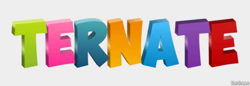 Ternate Text Effect