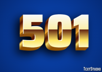 501 Efecto de Texto