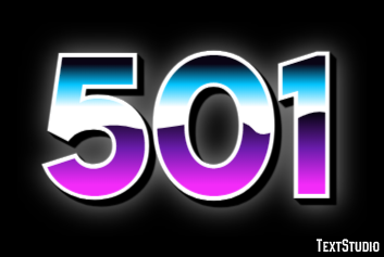 501 Text Effect