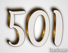 501 Efecto de Texto