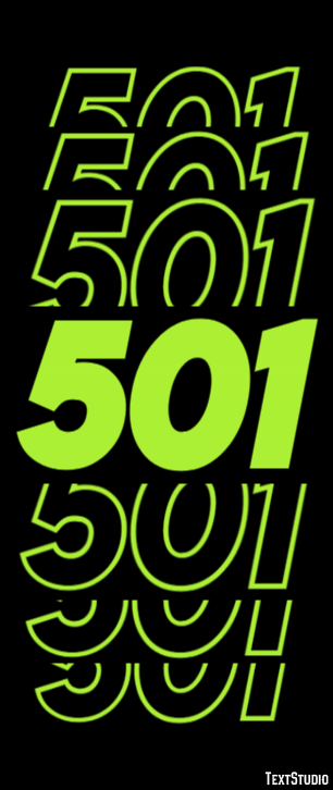 501 Text Effect