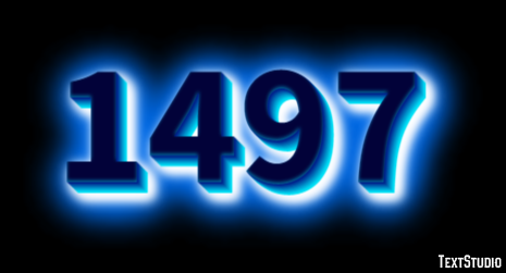 1497 Text effect