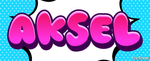 Aksel Efeito de texto