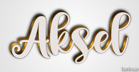 Aksel Эффект текста