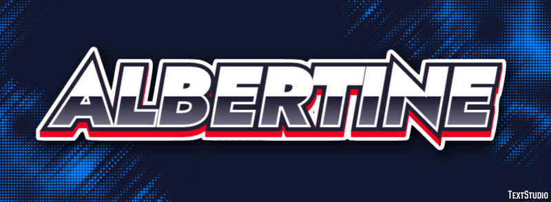 Albertine Text effect