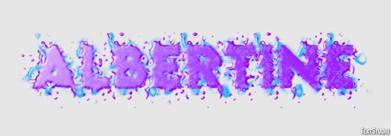 Albertine Text effect