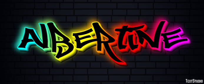 Albertine Text effect