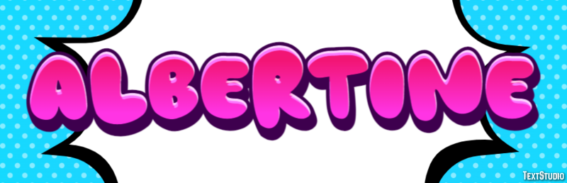 Albertine Text effect
