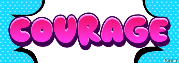 Courage Text Effect