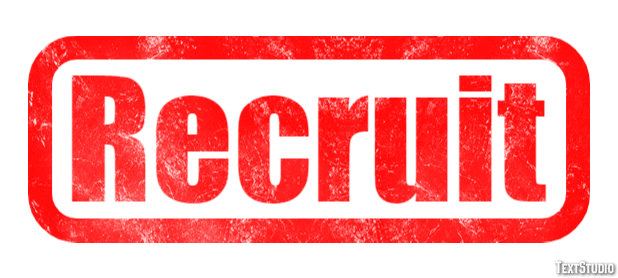 Recruit Text Effect