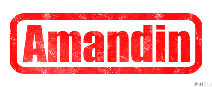 Amandin Effetto testo