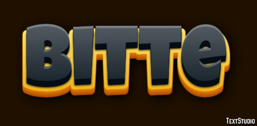 Bitte Efecto de Texto