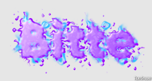 Bitte Text Effect