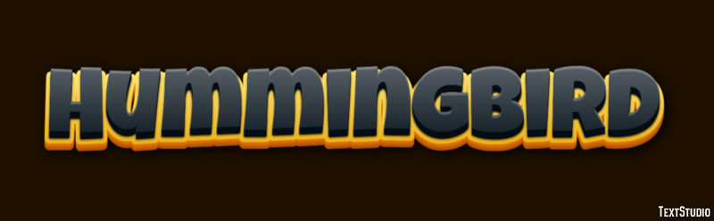 Hummingbird Text Effect