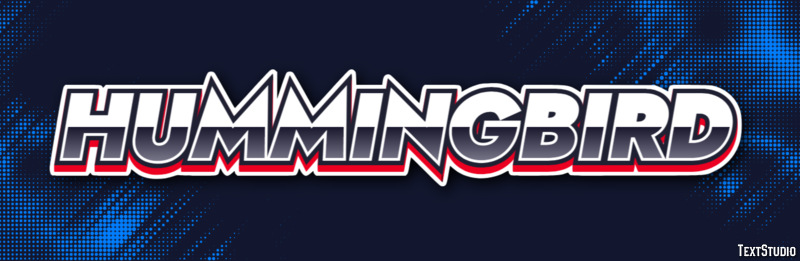 Hummingbird Text Effect