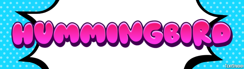 Hummingbird Text Effect