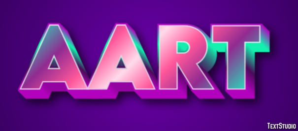 Aart Efecto de texto