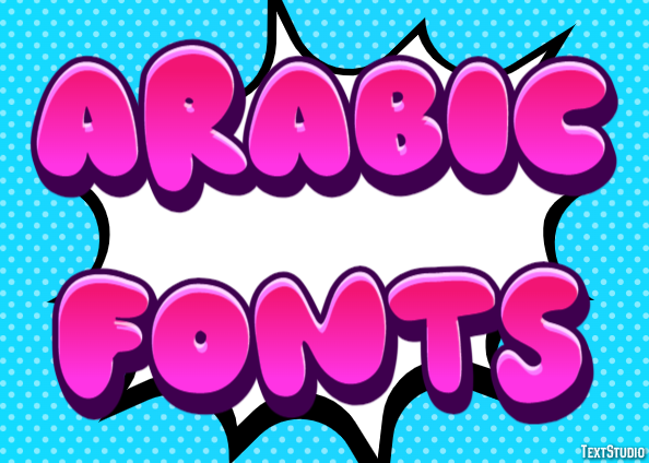 Arabic Fonts Efecto de Texto