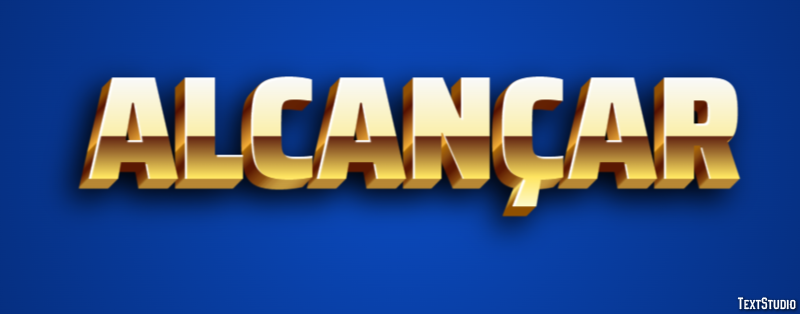 Alcançar Text Effect