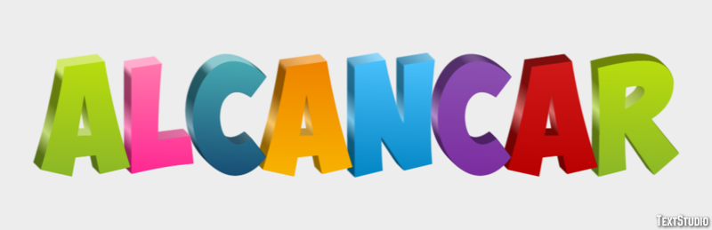 Alcançar Эффект текста