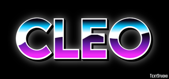 Cleo Effetto testo