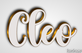 Cleo Efecto de Texto