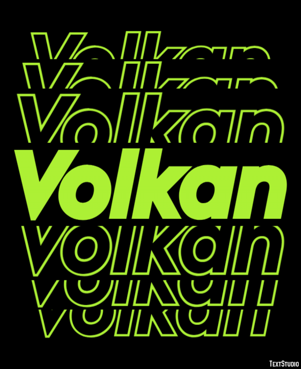Volkan Text Effect