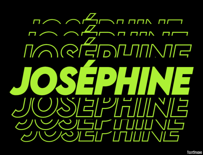 Joséphine Effetto testo