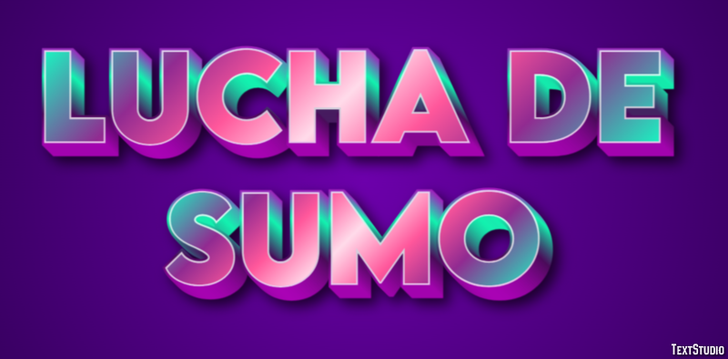 Lucha de sumo Tekst effect