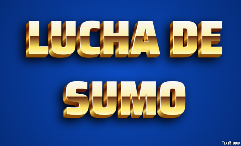 Lucha de sumo Tekst effect