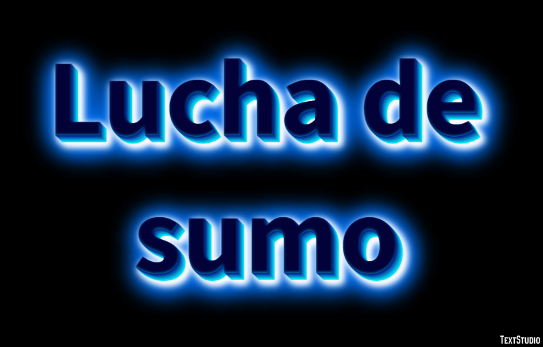 Lucha de sumo Tekst effect