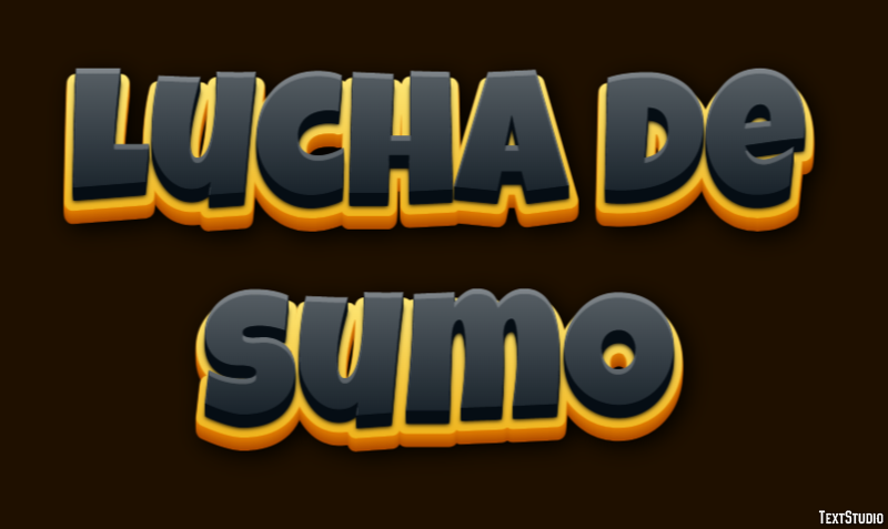Lucha de sumo Tekst effect