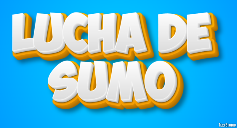 Lucha de sumo Tekst effect
