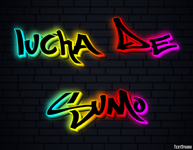 Lucha de sumo Tekst effect