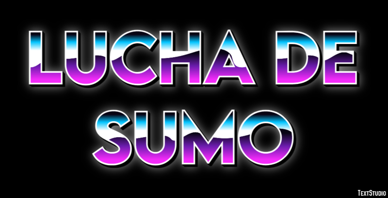 Lucha de sumo Efecto de Texto