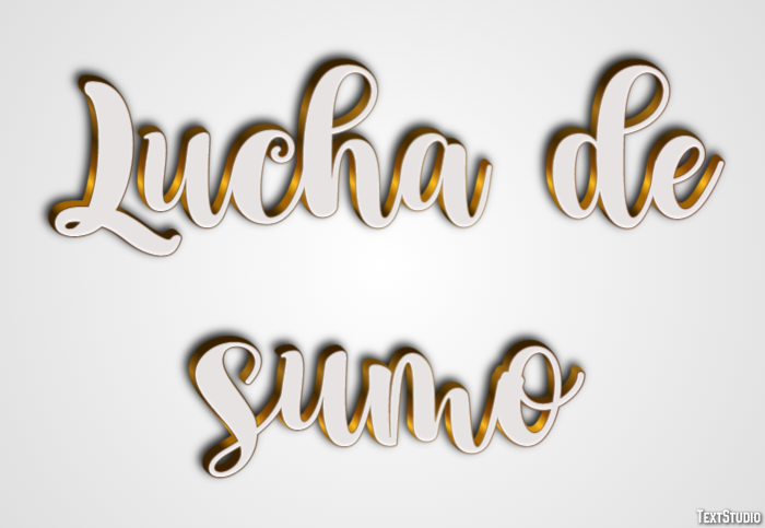 Lucha de sumo Tekst effect