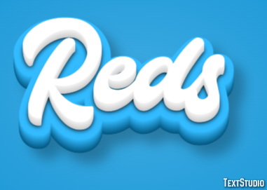 Reds Text effect