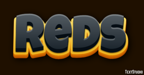 Reds Text effect