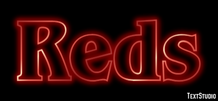 Reds Text effect