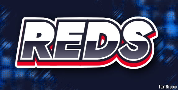 Reds Text effect