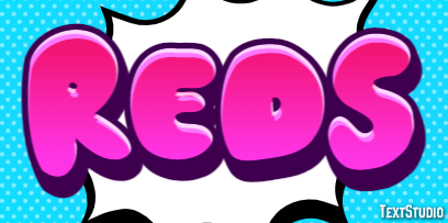 Reds Text effect