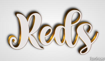 Reds Text effect