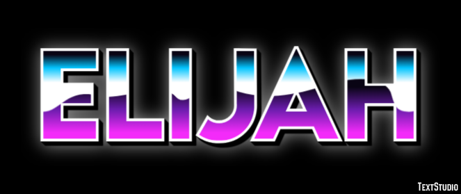 Elijah Text Effect