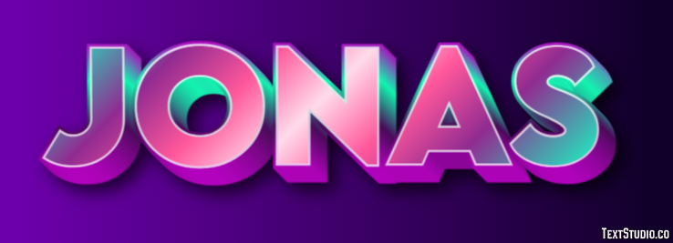 Jonas テキスト効果