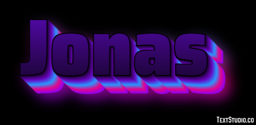 Jonas テキスト効果