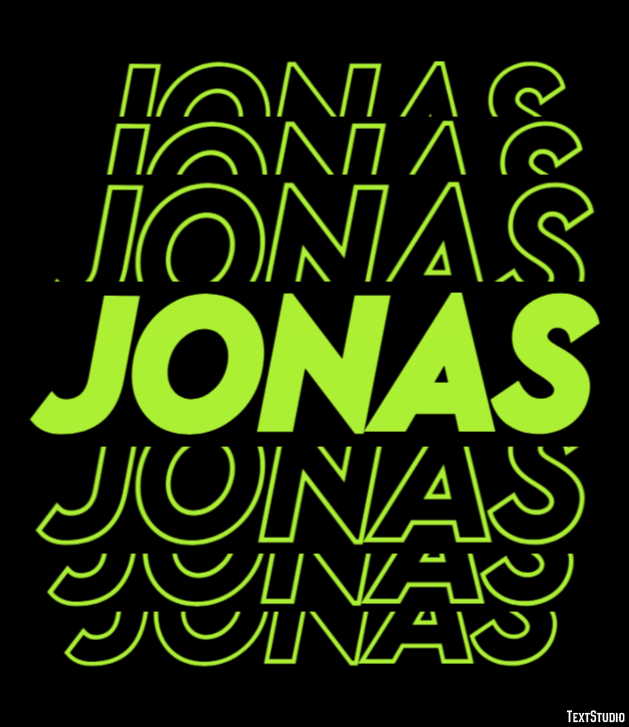 Jonas テキスト効果