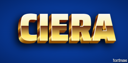 Ciera Text Effect