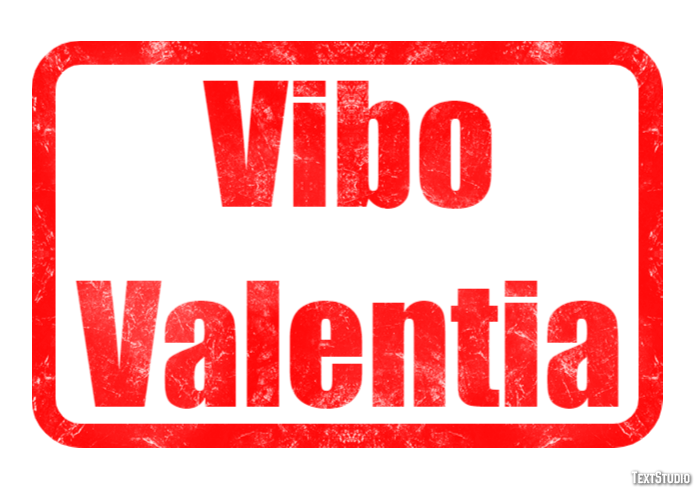 Vibo Valentia Efecto de Texto