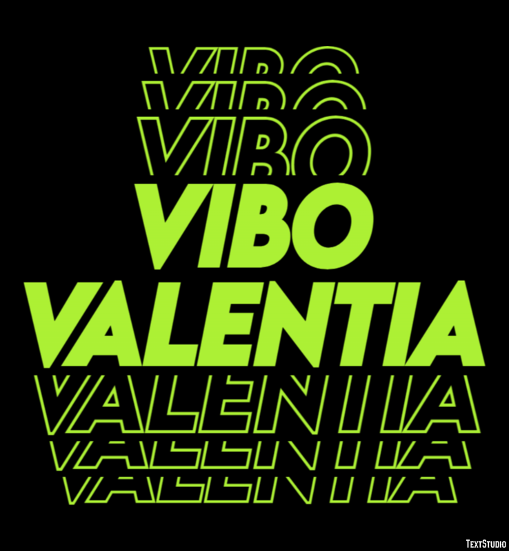Vibo Valentia Efekt tekstowy